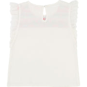 Billieblush White Top U15483 - T-Shirt