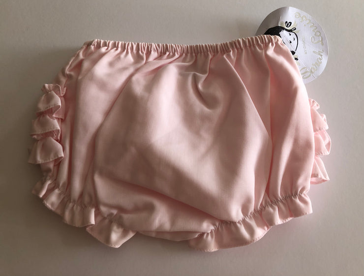 Sarah Louise Pink Frilly Cotton Knickers