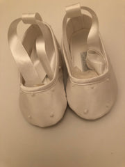 Sarah Louise White Christening Shoes 004400
