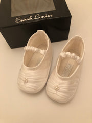 Sarah Louise White Christening Shoes 004409