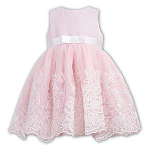Sarah Louise 070017 Pink Ivory Special Occasion Dress
