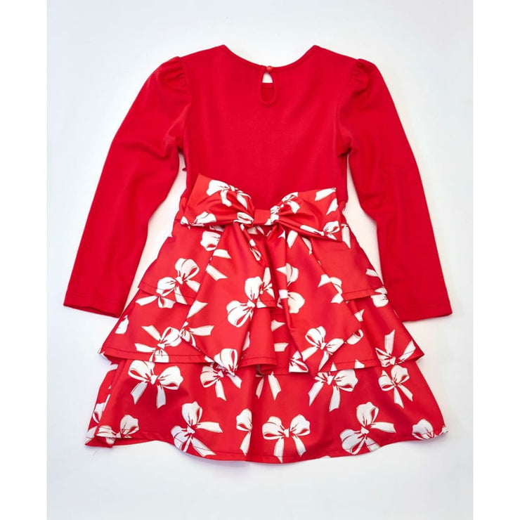 A Dee Debbie Red Bow Dress W173723 - Dress