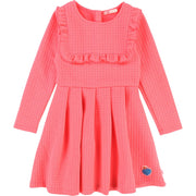 Billieblush Rose Fluo Waffle Dress U12395 - Dress