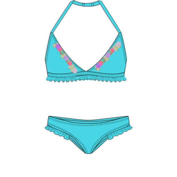 Billieblush Turquoise Bikini U10309 - Swimsuits
