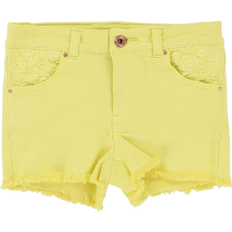Billieblush Yellow Shorts U14236 - Shorts