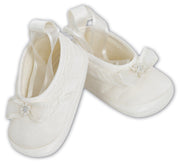 Sarah Louise Ivory Christening Shoes 004408