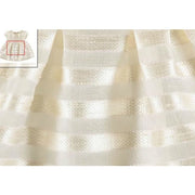 Mayoral Stripes Jacquard Special Occasion Dress 1910 Ivory - 12 Months - Baby Dress