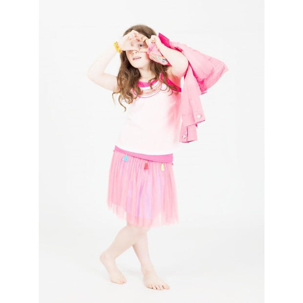 Mim-Pi Pink Skirt - Outfits